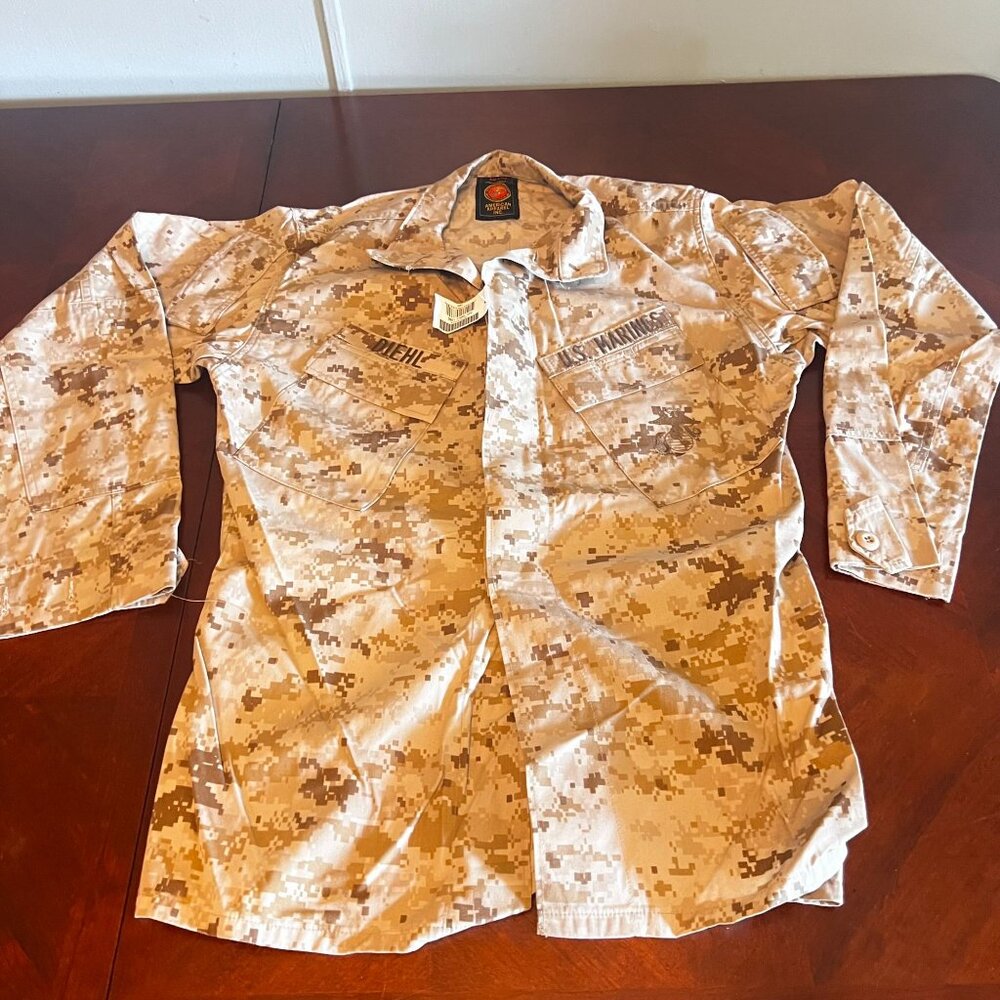 USMC Desert Marpat Camouflage Blouse S Long‎  American Apparel marines